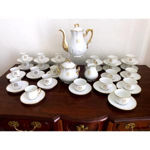 Limoges Porcelain Tea And Coffee Set 27 Pieces