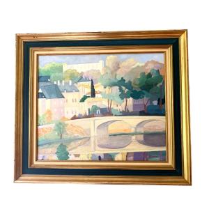 Oil On Canvas By J. Dumas
