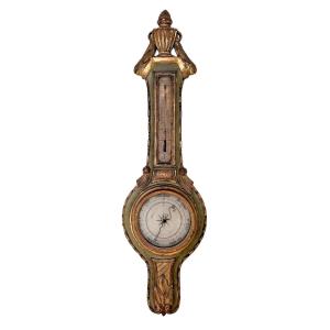 18th-century Barometer-thermometer