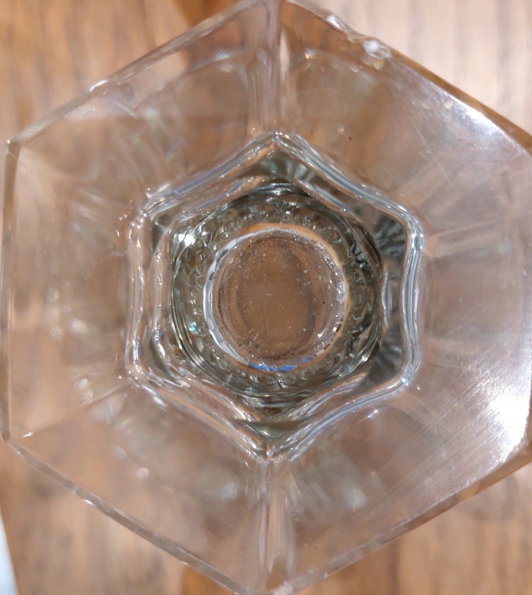 9 Wine Glasses - Thick Glass - Early 20th Century-photo-1