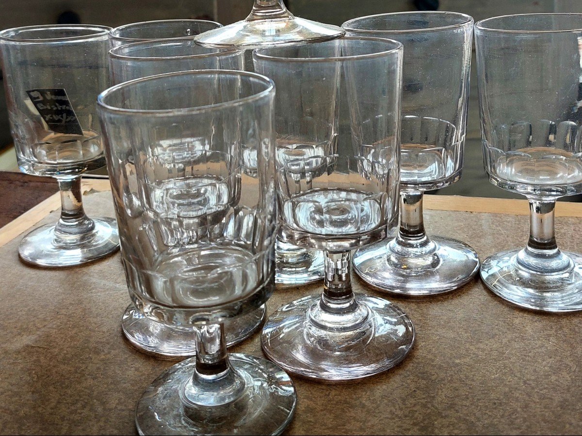 9 Cut Bistro Glasses