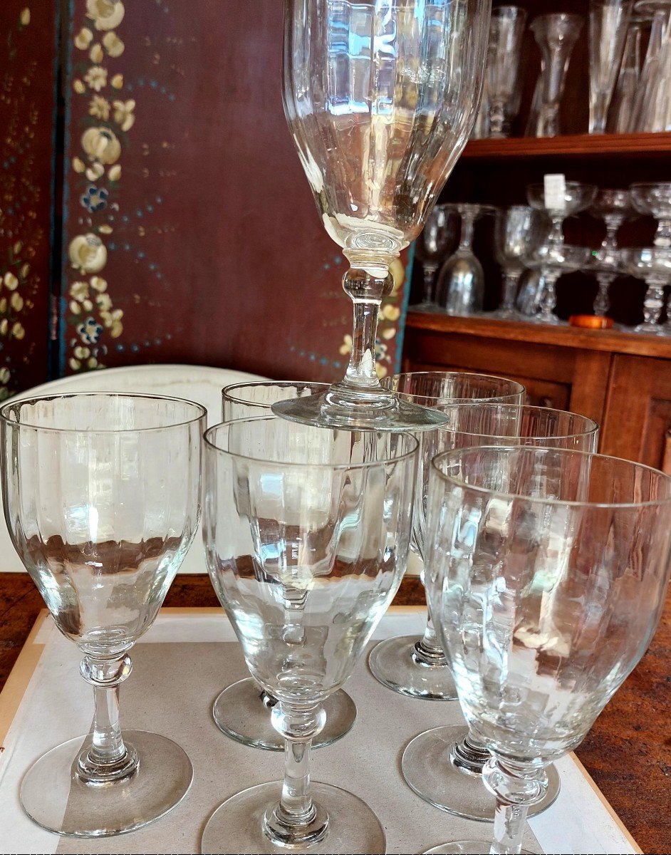 7 Verres à Eau. Côtes Venitiennes