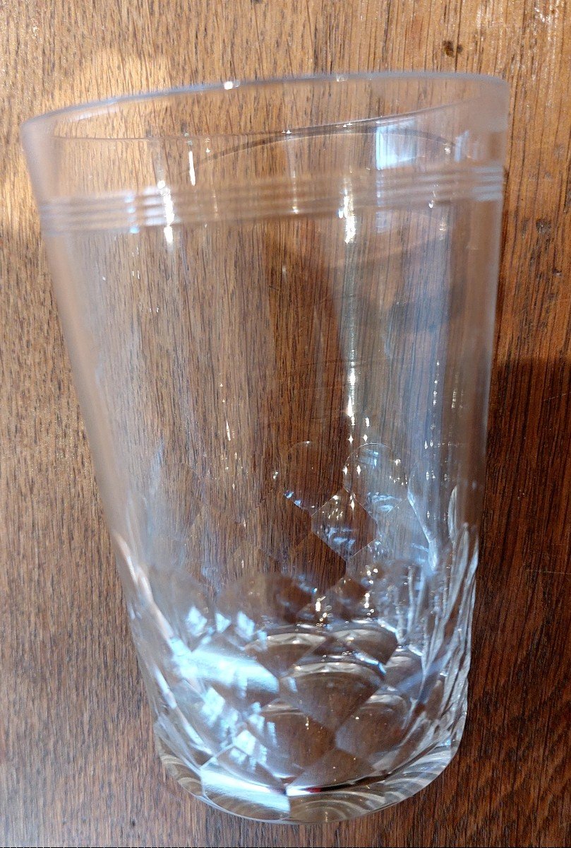 6 Gobelets Eau Baccarat Modéle Chauny-photo-1