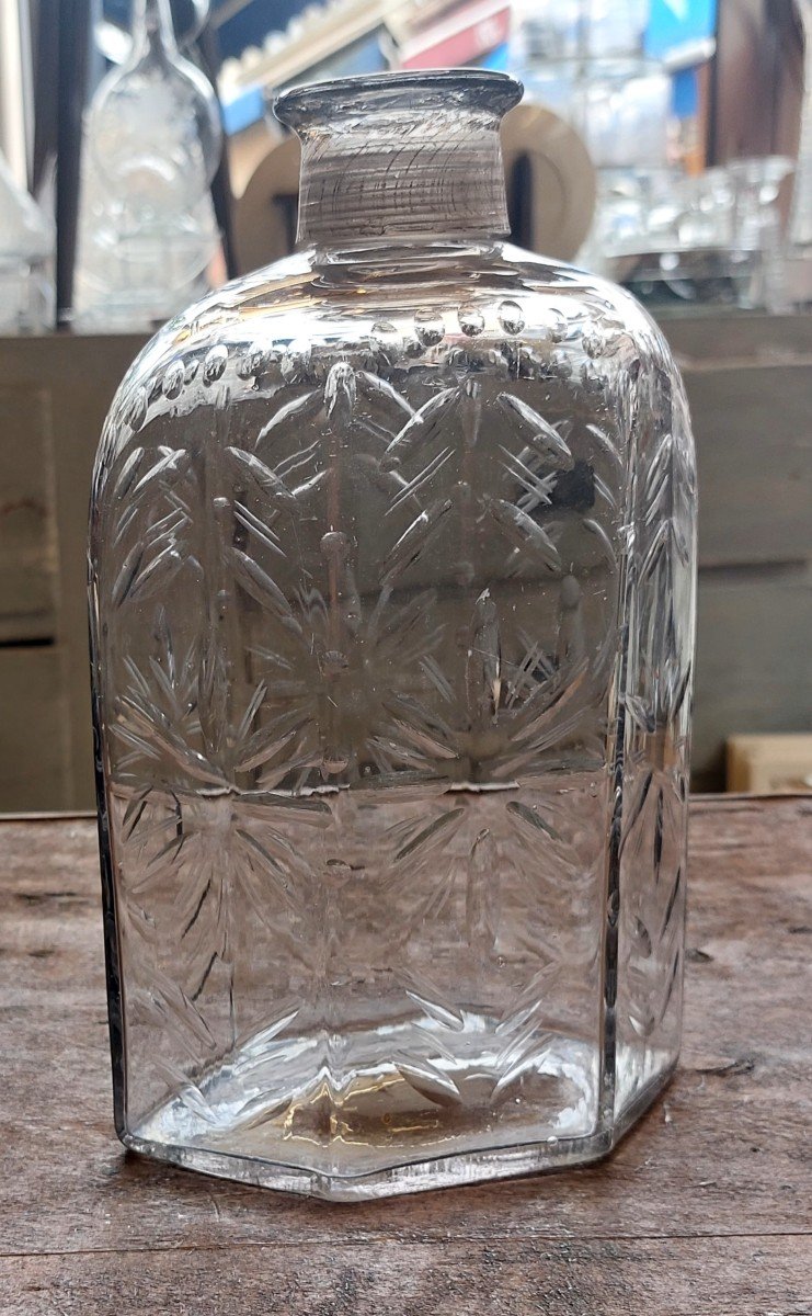 Boite à Thé   Verre XVIIIéme