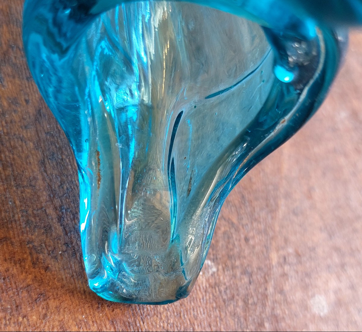 18th Century Turquoise Cider Pitcher-photo-1