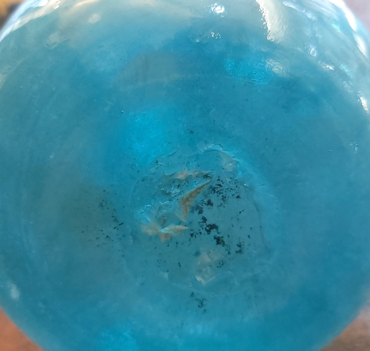 18th Century Turquoise Cider Pitcher-photo-5