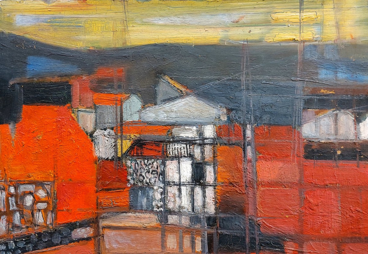 Lucien Neuquelman Oil On Paper