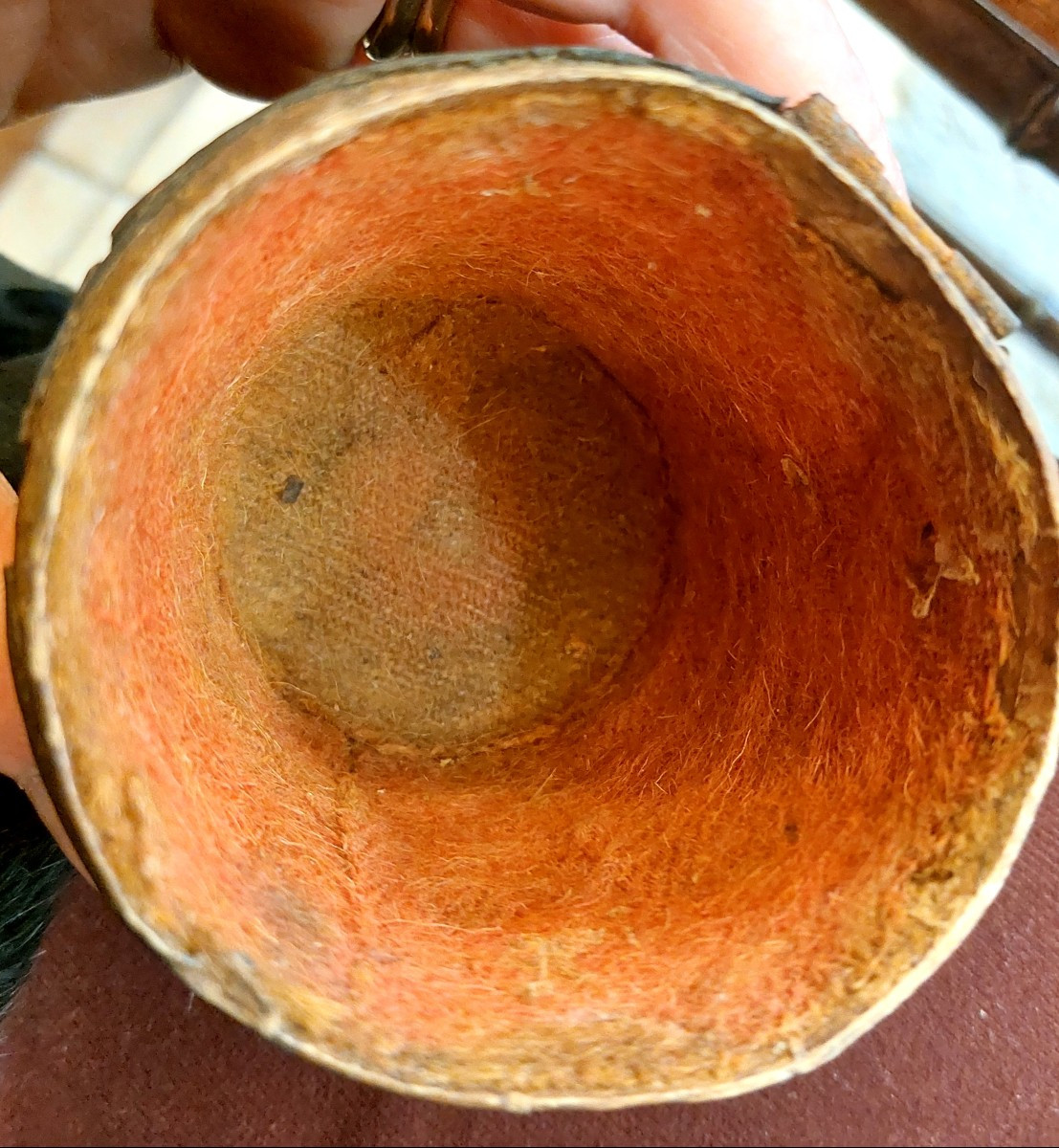 Gobelet XVIIIeme et son étui-photo-3