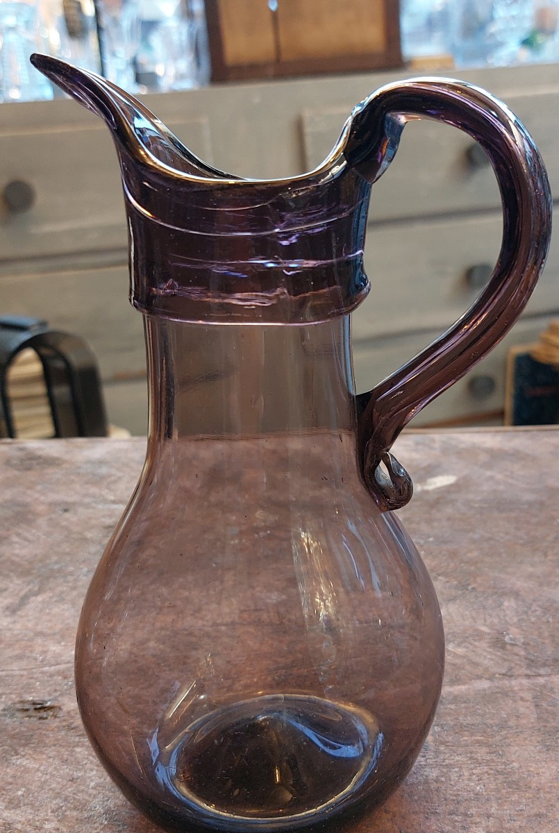 18th Century Norman Aubergine Pitcher