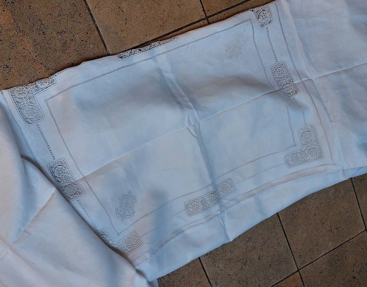 Grande nappe armoirée  280/220-photo-2