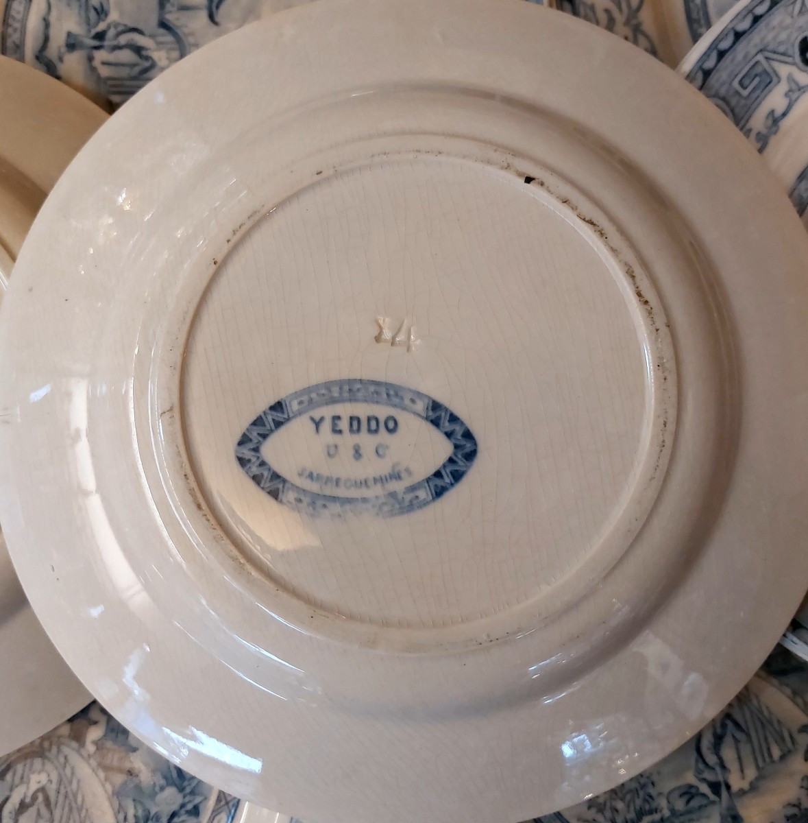 12 assiettes à entremet Yeddo-photo-3