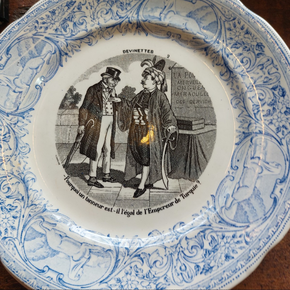 7 Ds "riddles" Dessert Plates-photo-1
