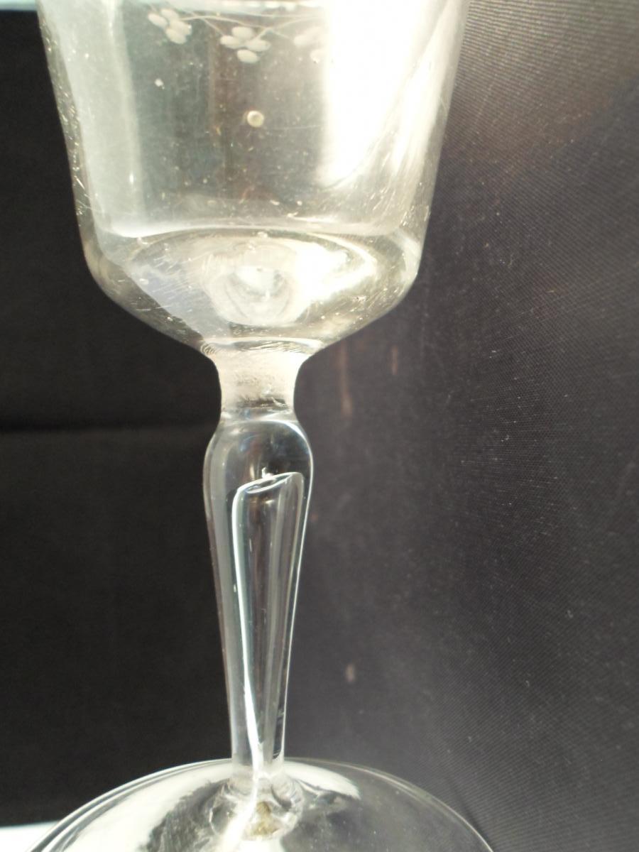 XVIIIth Engraved Glass-photo-3