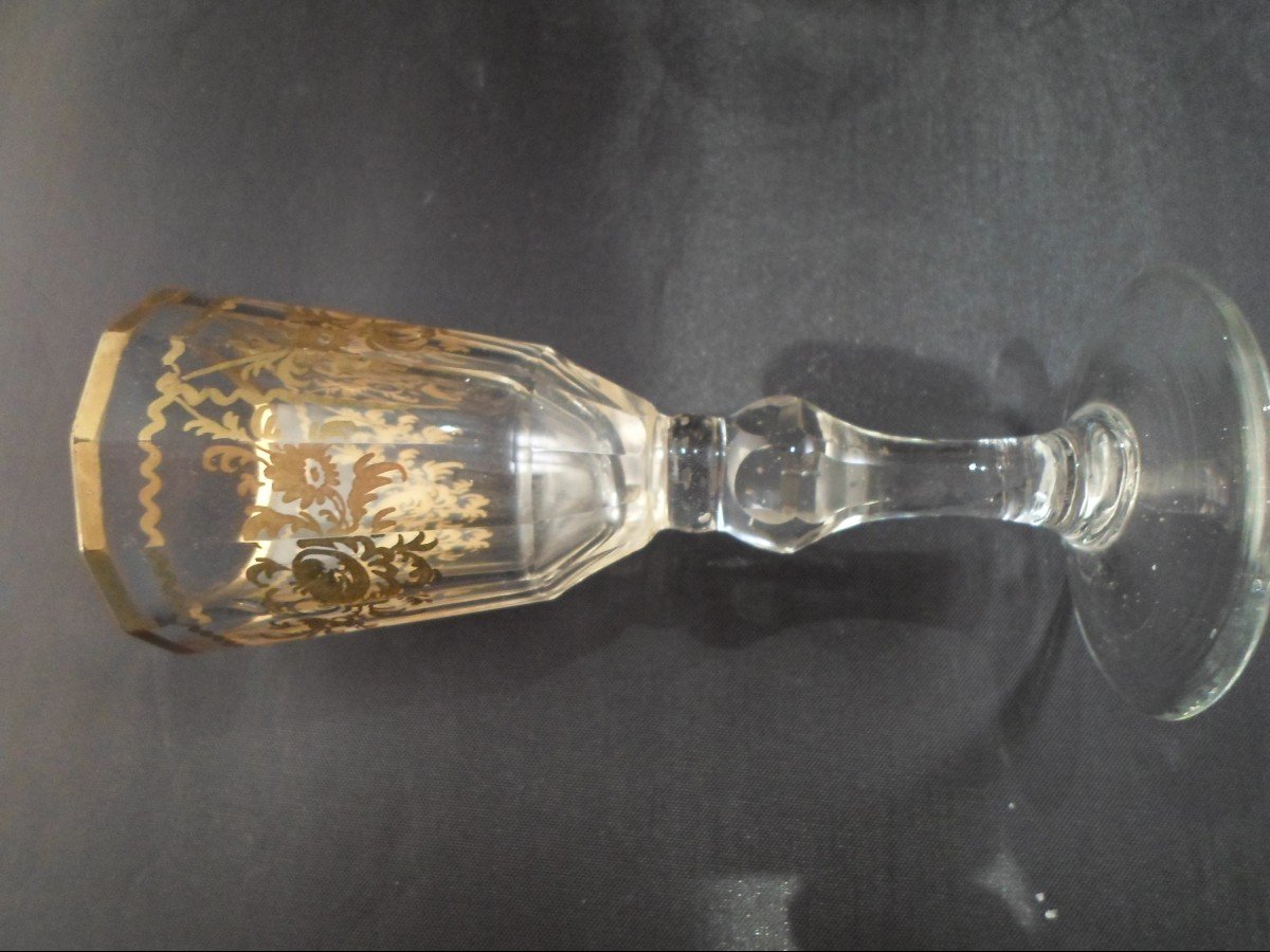 5 18th Century Golden Glasses-photo-3