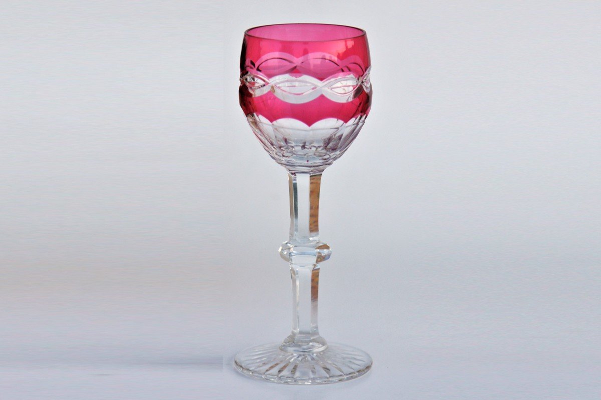 Roemer Glass In Saint Louis Crystal,  Trianon Variant
