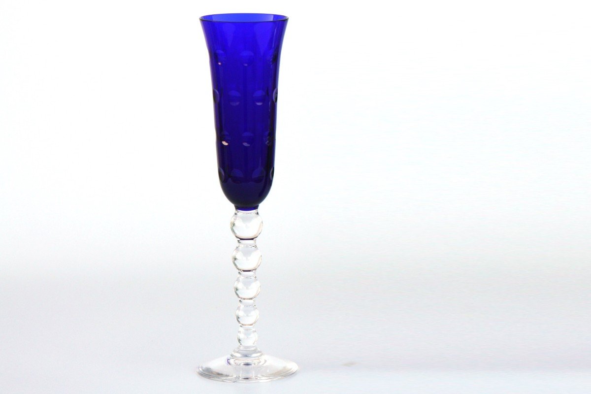 Champagne Flute In St Louis Crystal, Bubbles Model