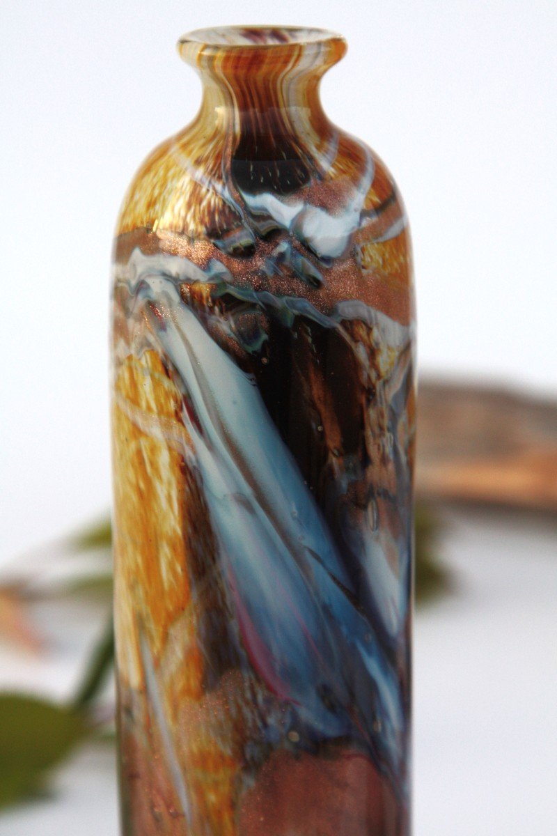 Biot Glass Bottle Created By Michèle Luzoro-photo-3