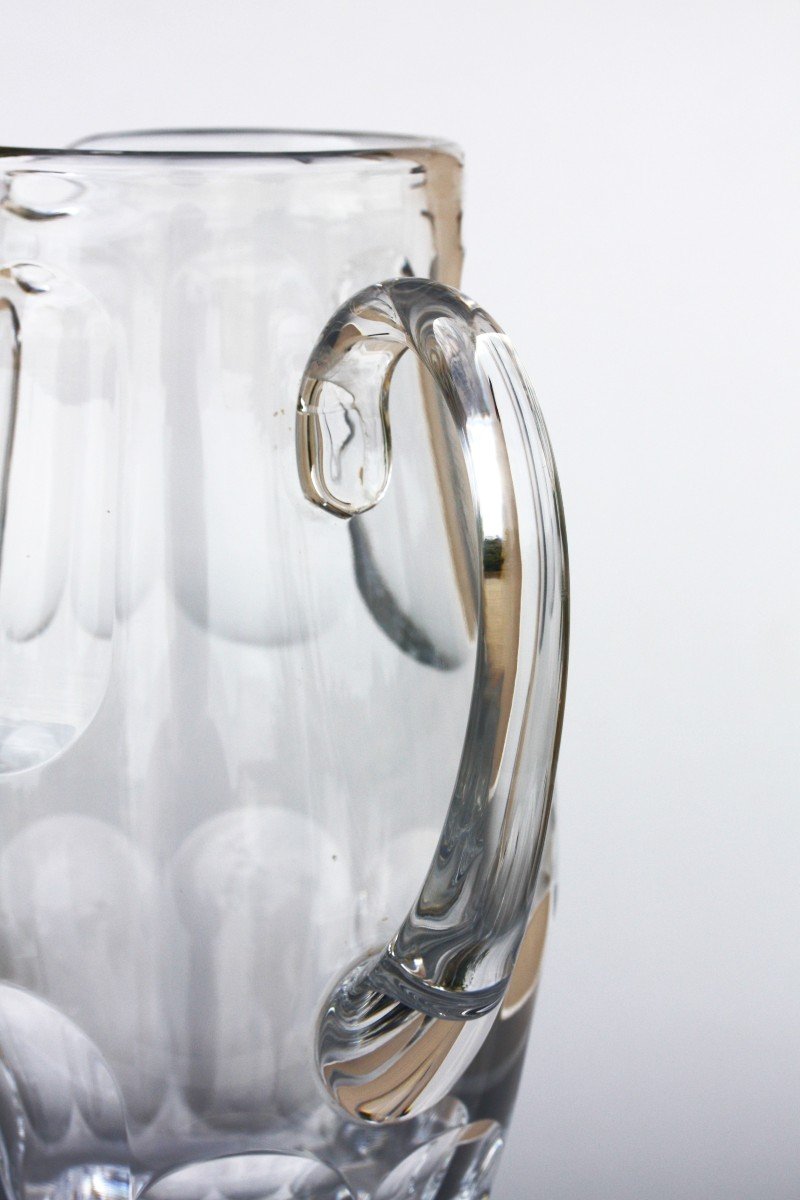 Water Pitcher In Baccarat Crystal,  Model Harcourt-photo-4