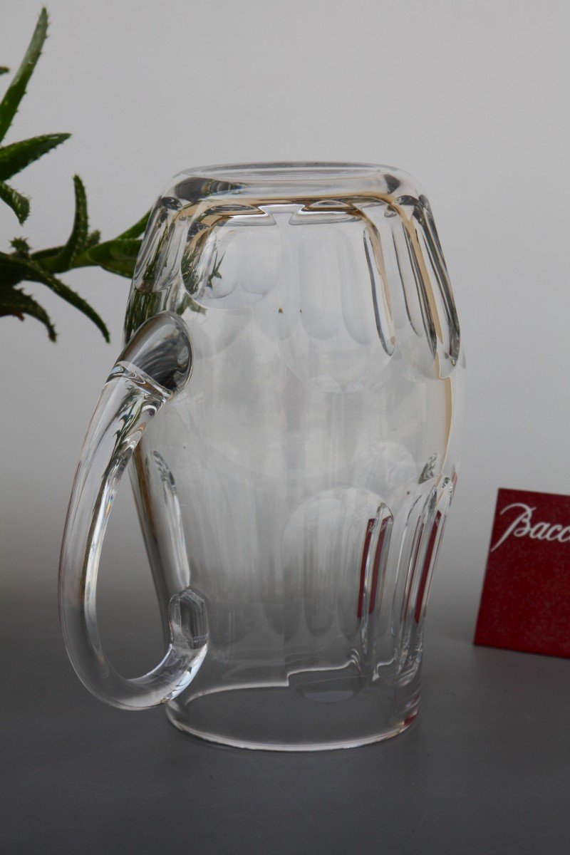 Water Pitcher In Baccarat Crystal,  Model Harcourt-photo-2