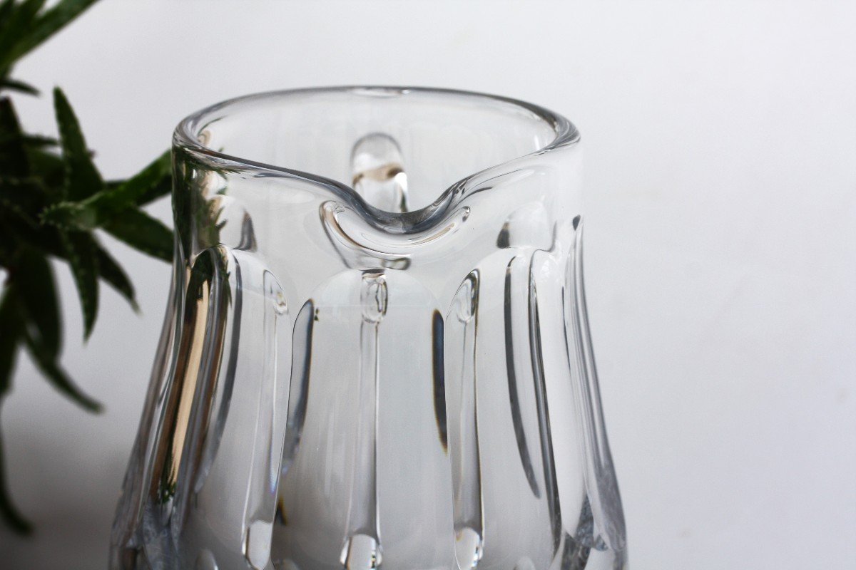 Water Pitcher In Baccarat Crystal,  Model Harcourt-photo-5
