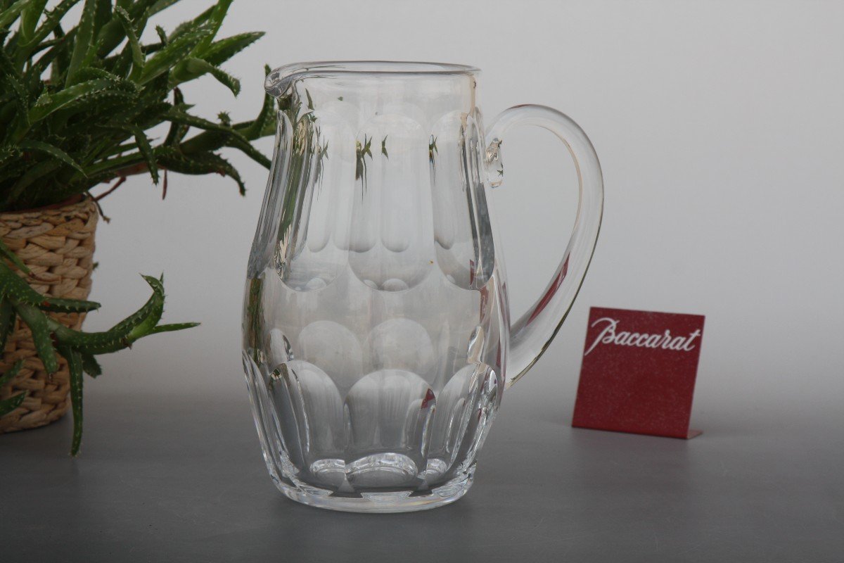 Water Pitcher In Baccarat Crystal,  Model Harcourt