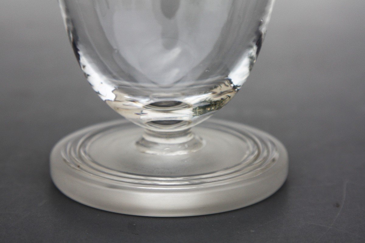 Lalique Wine Glass, Chablis Model-photo-1