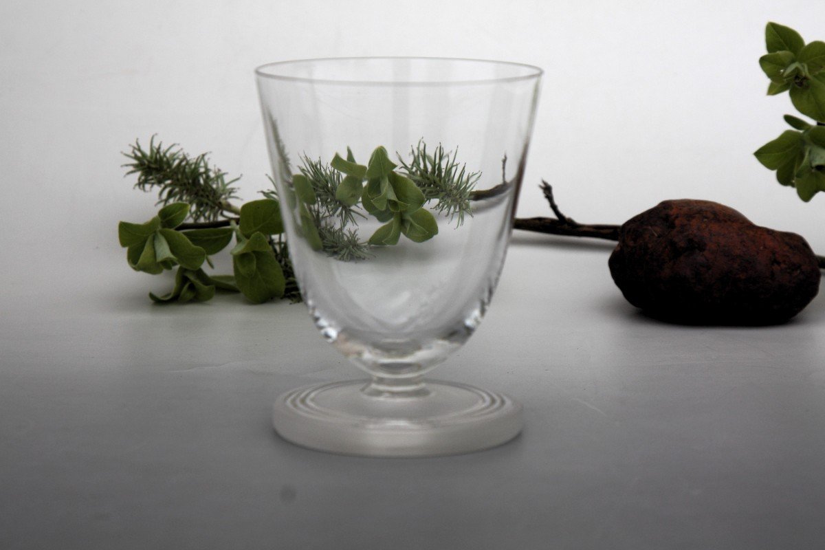 Lalique Wine Glass, Chablis Model-photo-2