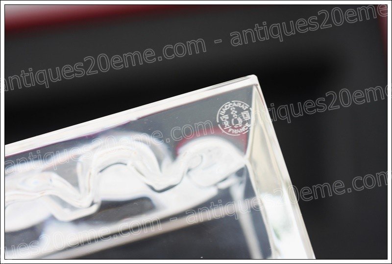 Pendule En Cristal De Baccarat, Modèle Africa-photo-7