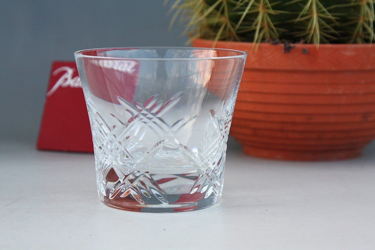 Baccarat Crystal Whiskey Glass, Stella Model (2 Available)