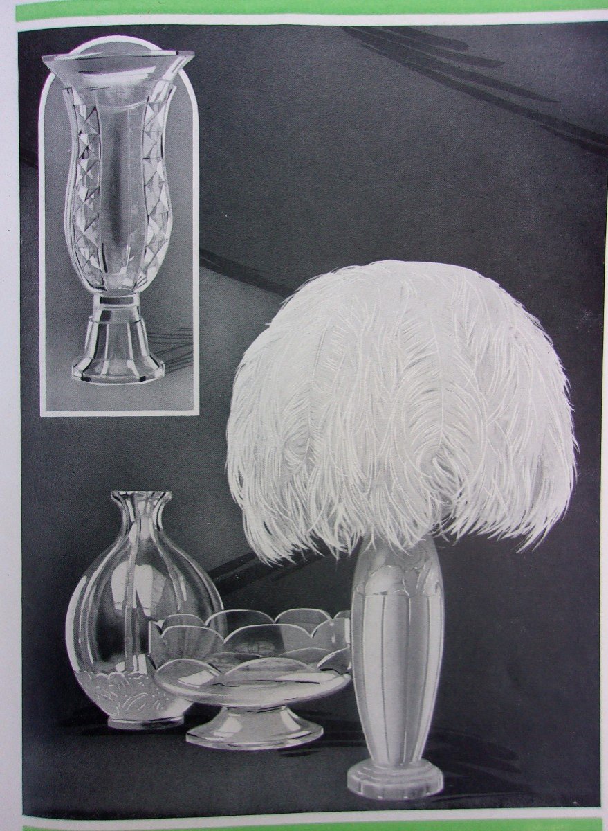 Rare Art Deco Opaline Baccarat Lamp Base-photo-8