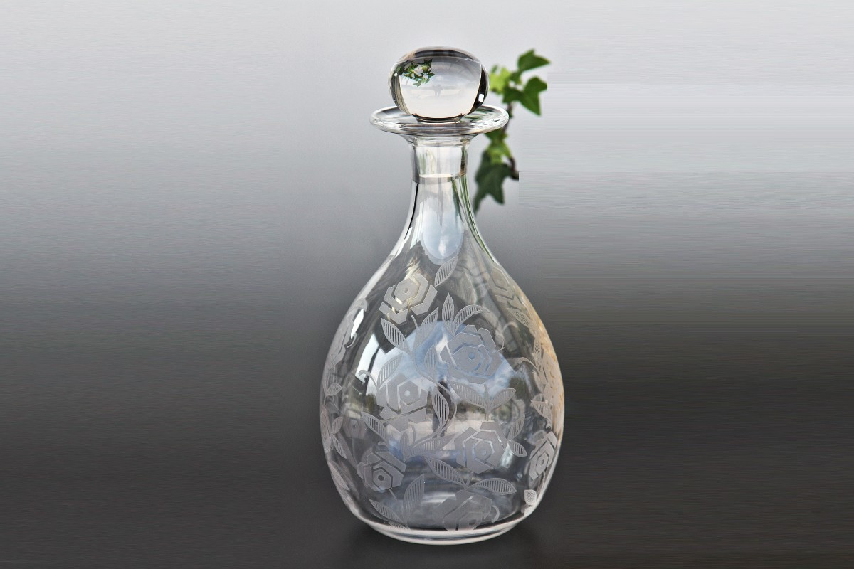 Baccarat Crystal Wine Decanter, Fontenay Model