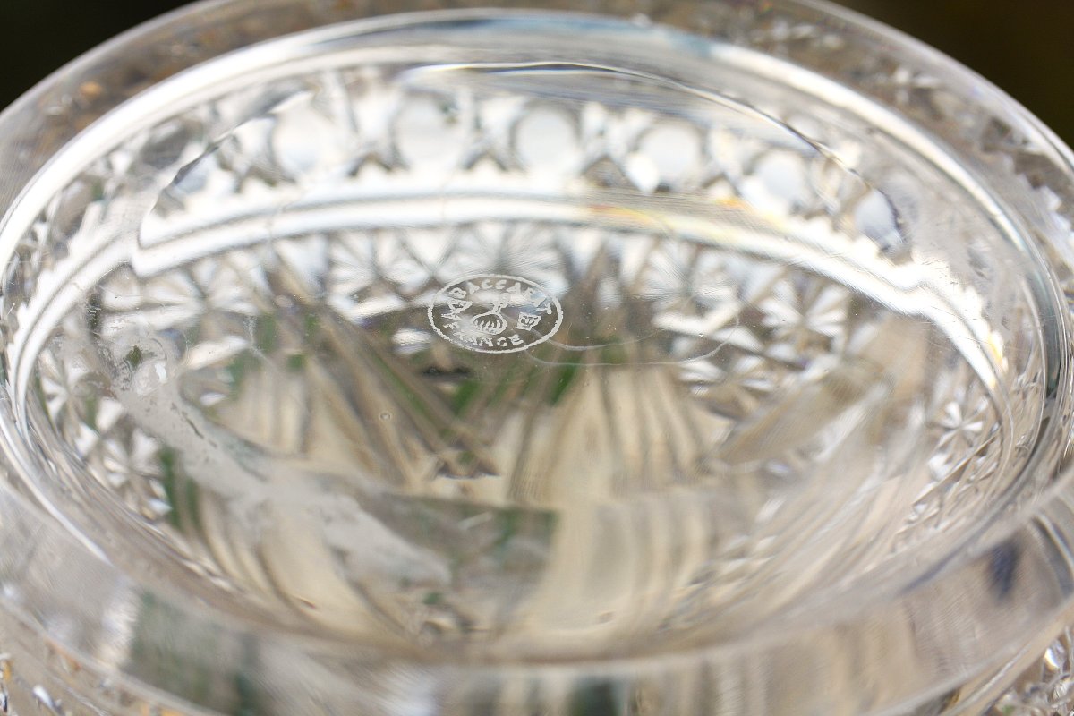 Rare Baccarat Crystal Wine Decanter, Etampes Model-photo-1