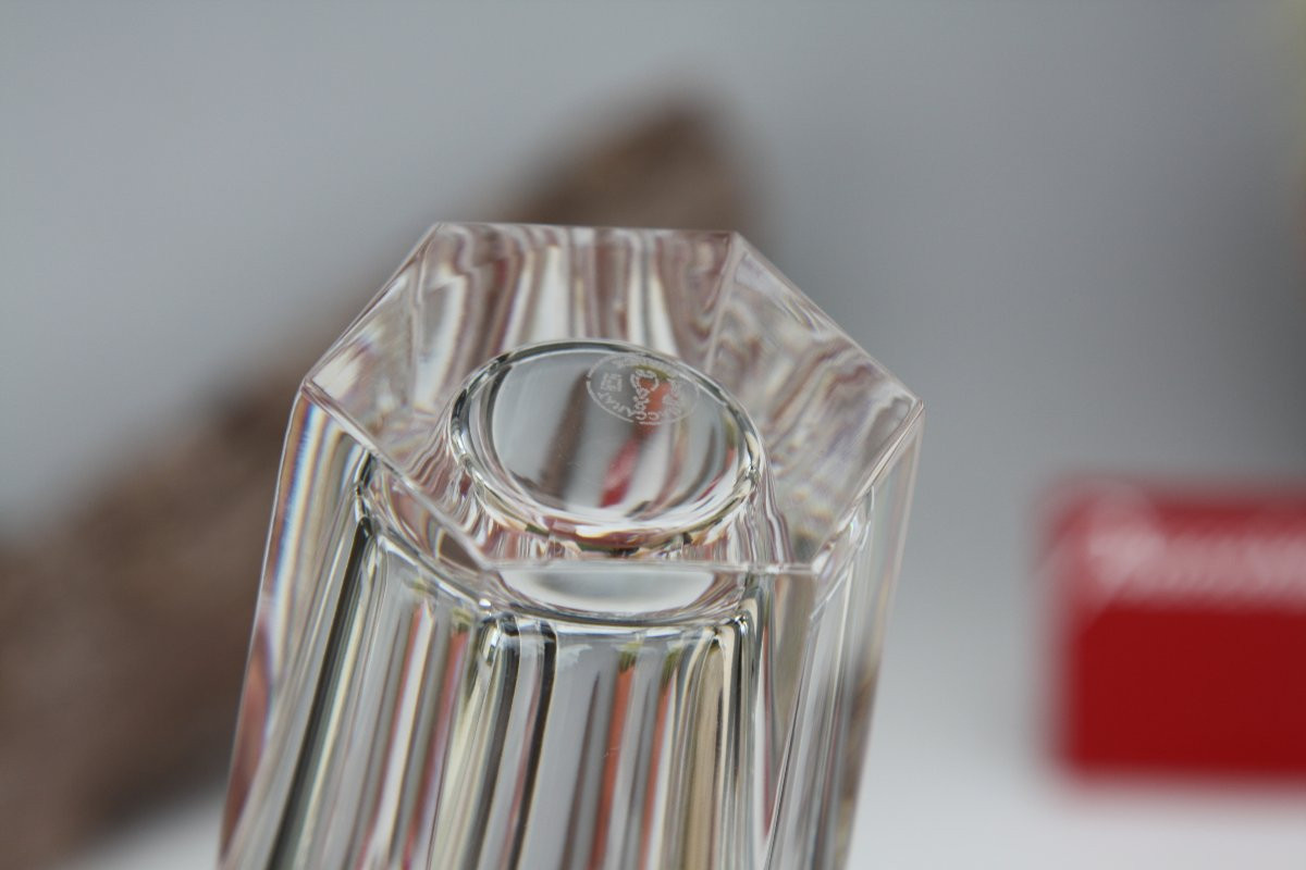Set Of 6 Baccarat Crystal Long Drink Glasses, Harcourt Model-photo-8
