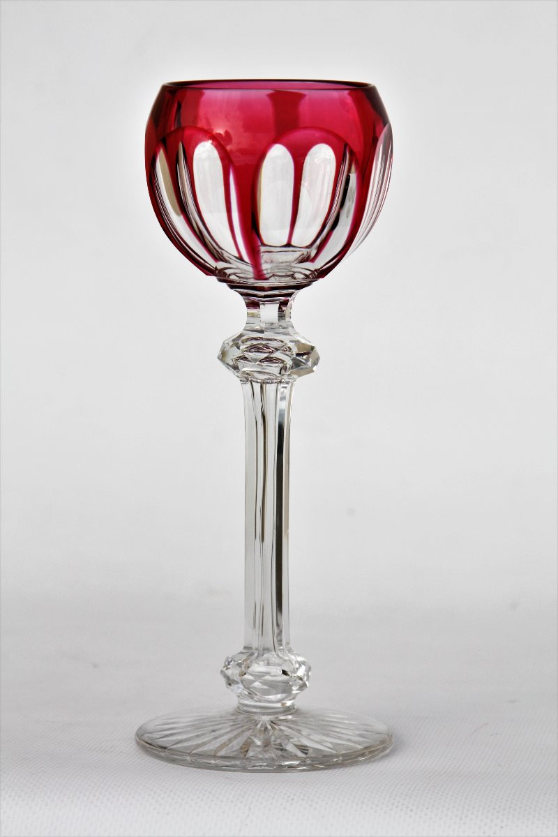 Verre à Vin Du Rhin En Cristal De Baccarat, Modèle R22-photo-3