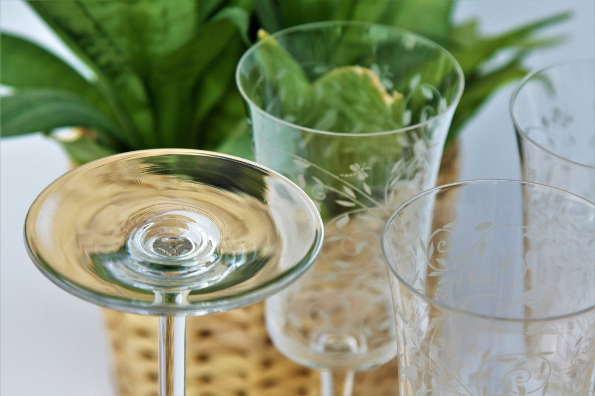 Set de 6 verres à eau en cristal de Baccarat, modèle Leillah-photo-1