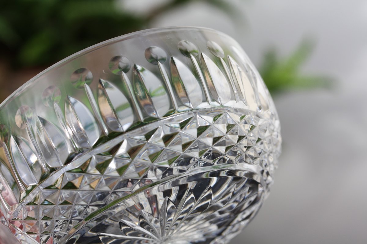 Set Of 2 Saint-louis Crystal Bowls, Tommy Model-photo-4