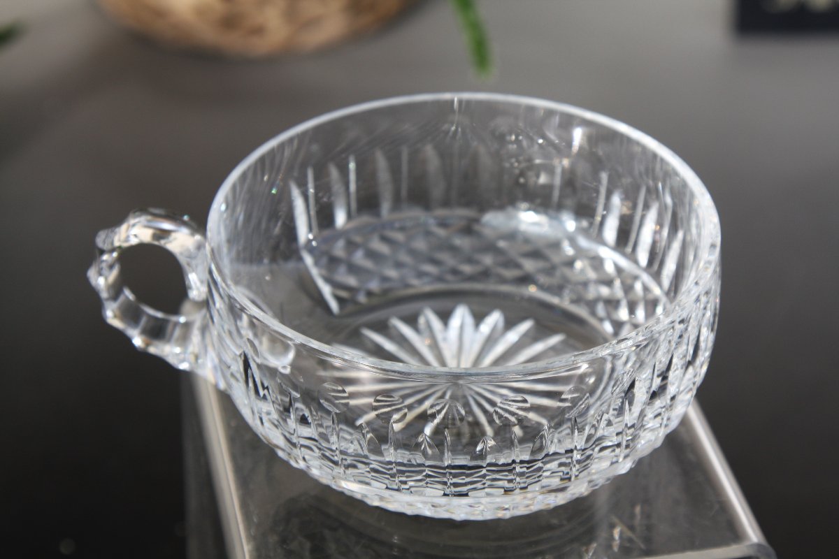 Set Of 2 Saint-louis Crystal Bowls, Tommy Model-photo-6