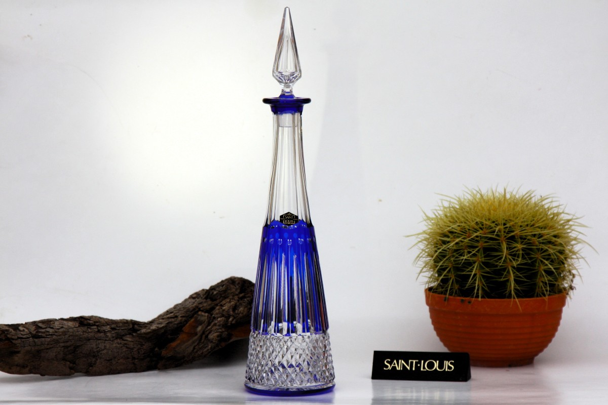 Carafe à vin en cristal de Saint Louis modèle Tommy