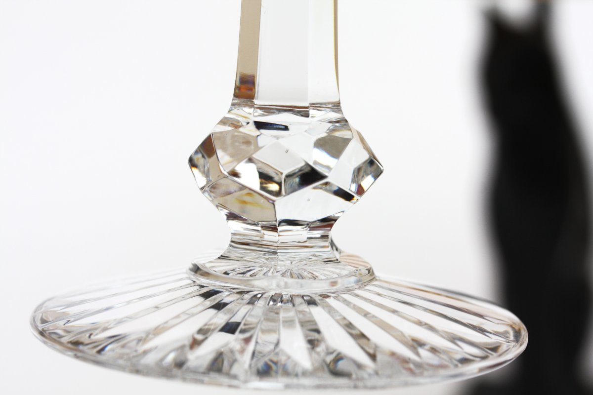 Roemer Glass In Baccarat Crystal , Colbert Model-photo-4