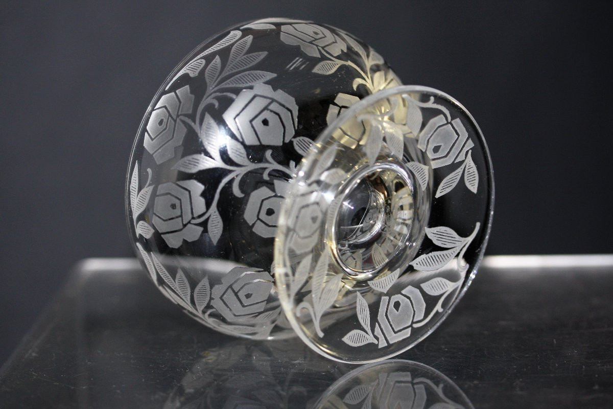 Set de 2 coupes à Champagne en cristal de Baccarat modèle Fontenay-photo-1
