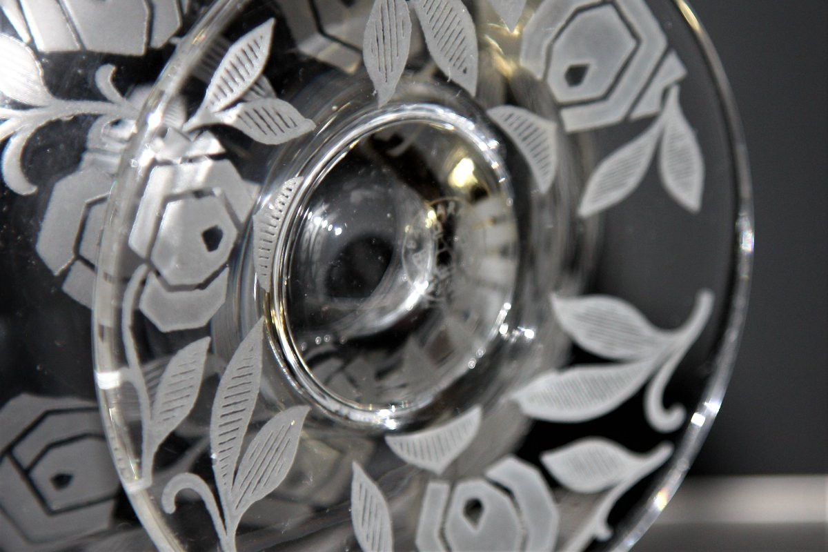 Set de 2 coupes à Champagne en cristal de Baccarat modèle Fontenay-photo-2