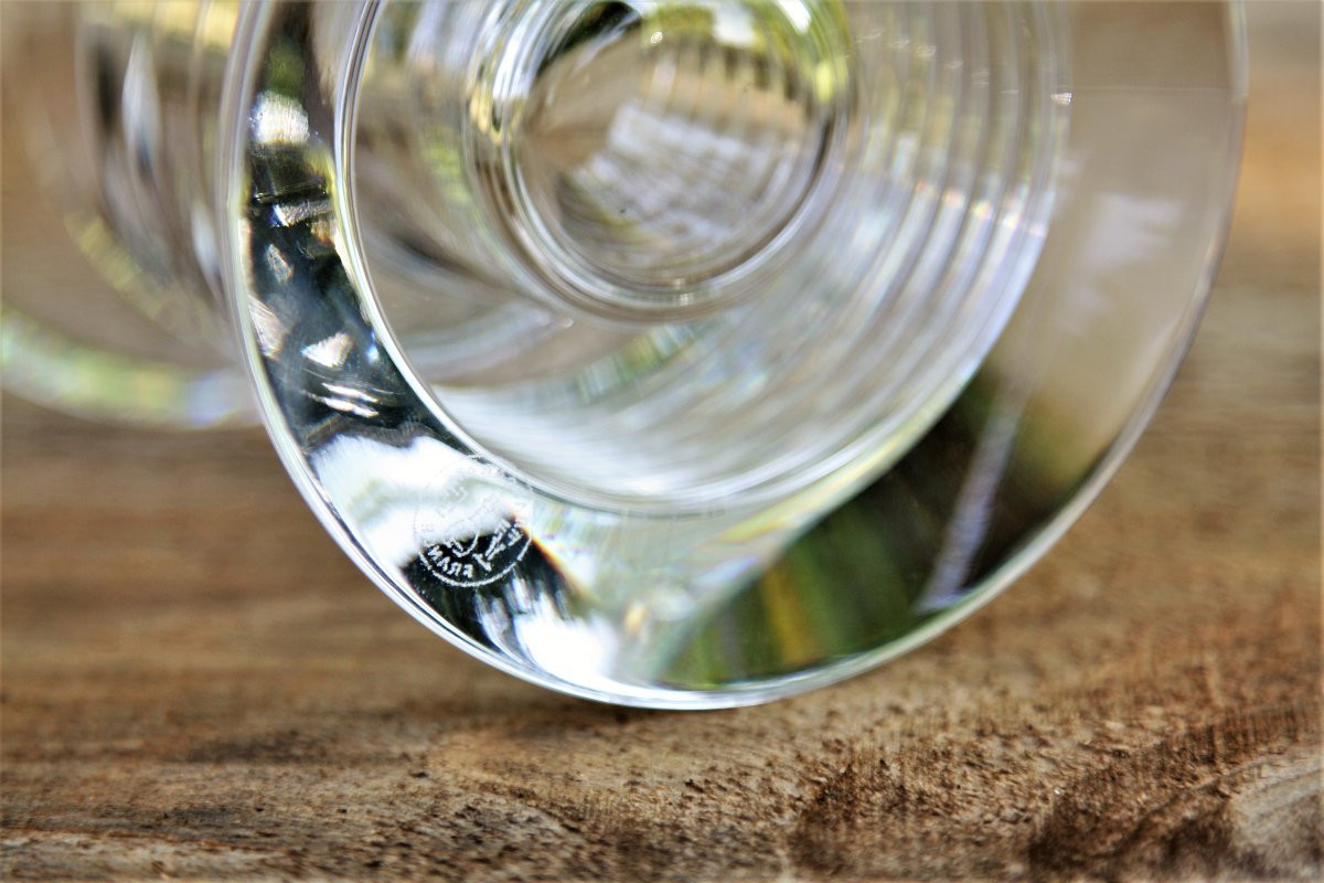 Baccarat Crystal Pencil Holder, Lalande Model-photo-4