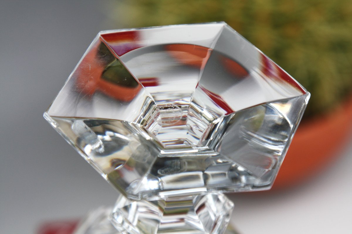 Set de 4 coupes à Champagne en cristal de Baccarat modèle Harcourt-photo-7