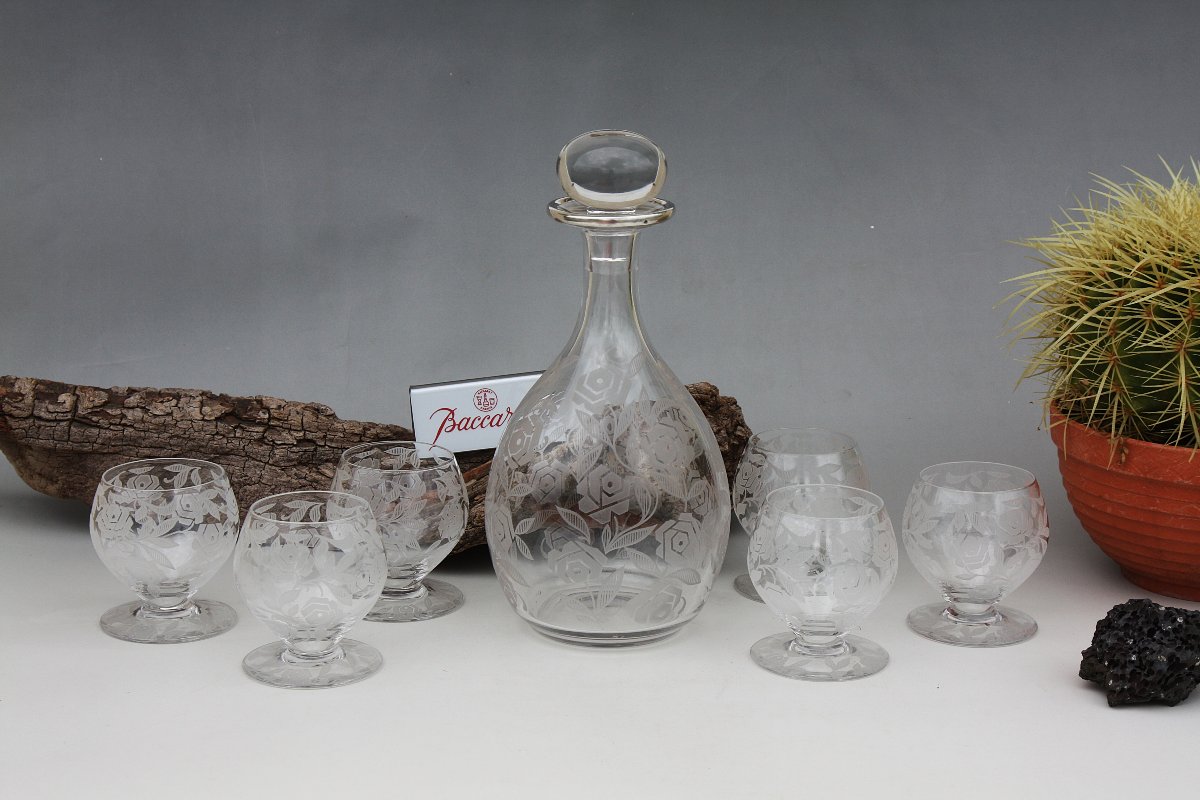 Service à vin en cristal de Baccarat modèle Fontenay-photo-7