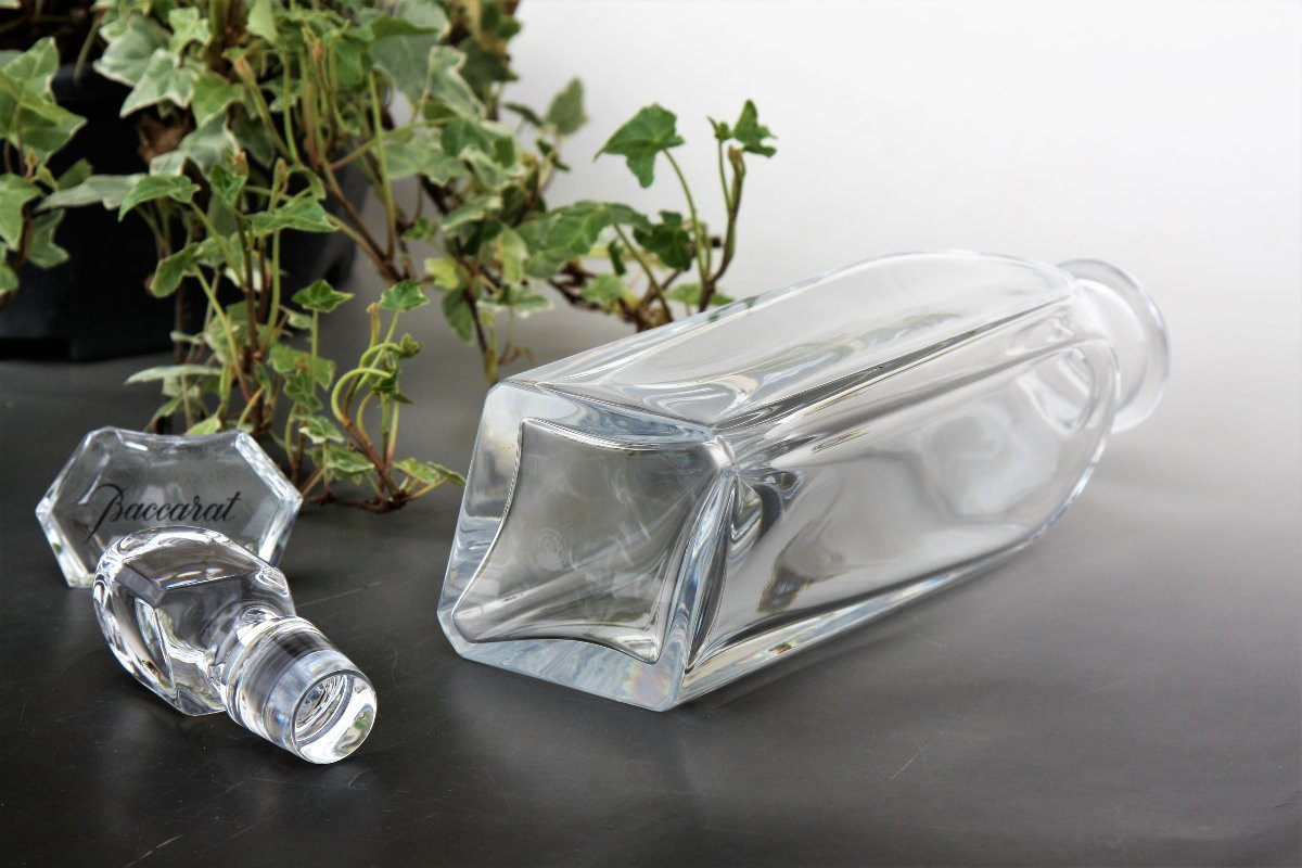 Baccarat Crystal Whisky Decanter, Vologne Model-photo-5