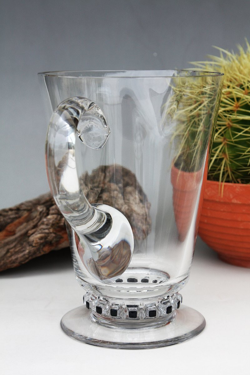 Pichet à eau de Lalique, rare modèle Unawhir-photo-1