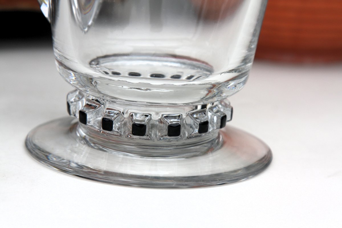 Pichet à eau de Lalique, rare modèle Unawhir-photo-2