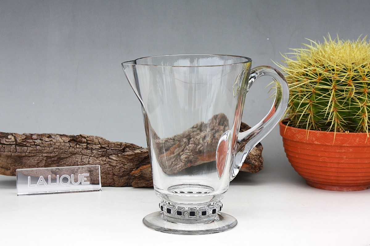 Pichet à eau de Lalique, rare modèle Unawhir