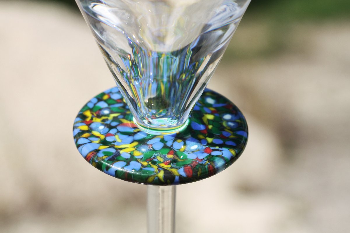 Set Of 2 Crystal Water Glasses From Hermès, Inca Model-photo-2