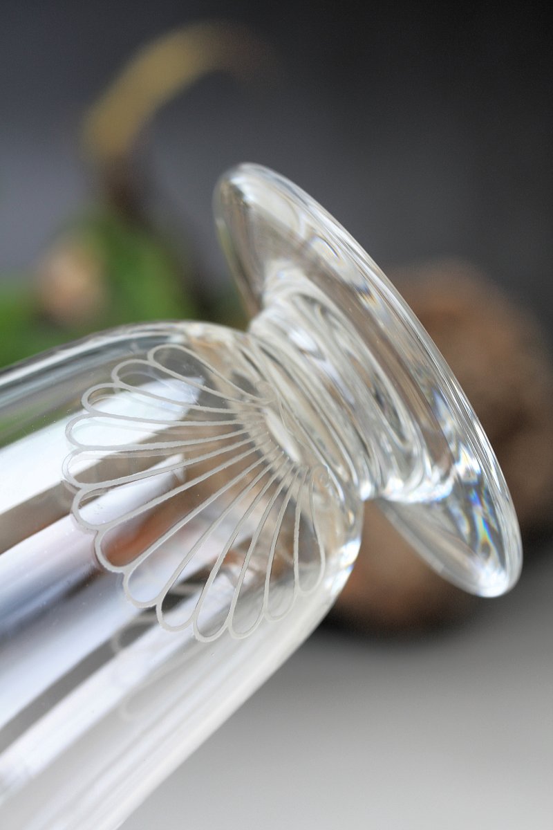 Set Of 6 Wine Glasses No. 4 In Baccarat Crystal For Christofle-photo-4